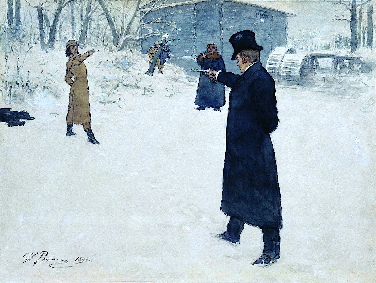 Yevgeny Onegin by Ilya Repin