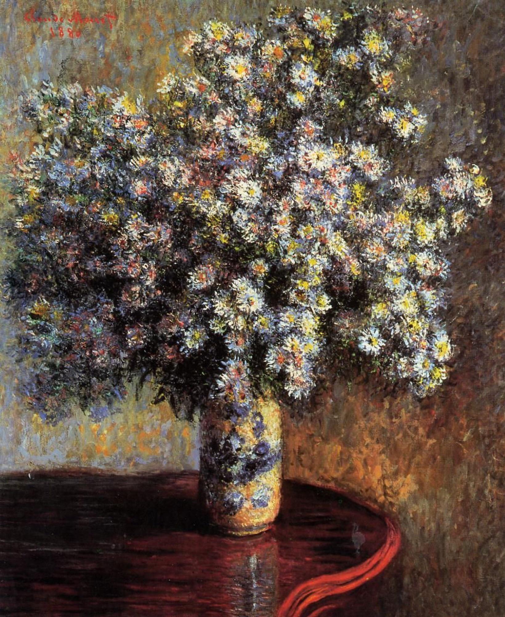 Aster by Claude Monet